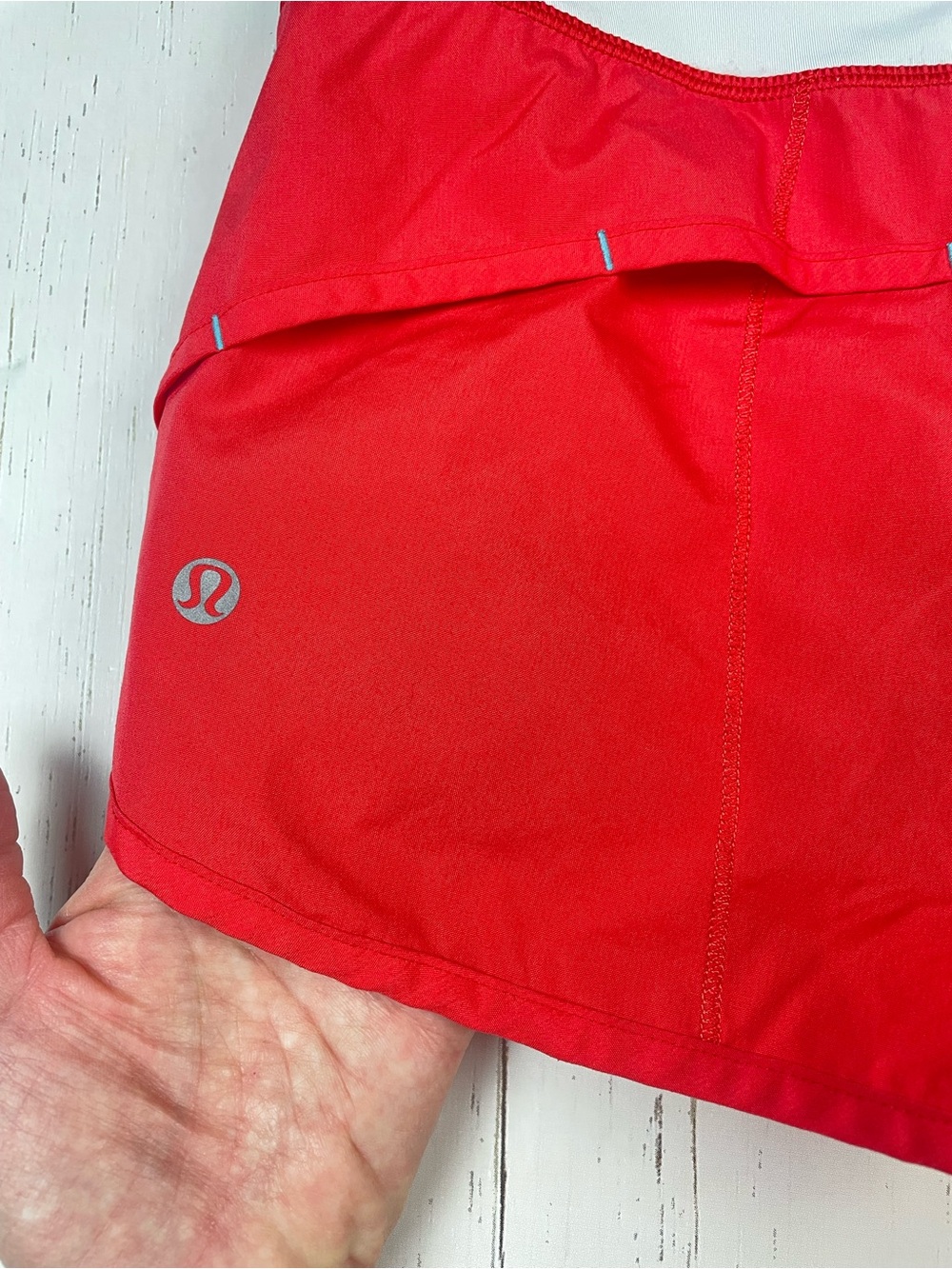 Lululemon Run: Speed Shorts Love Red Quilt Print 2.5” *Limited Edition - Picture 9 of 16